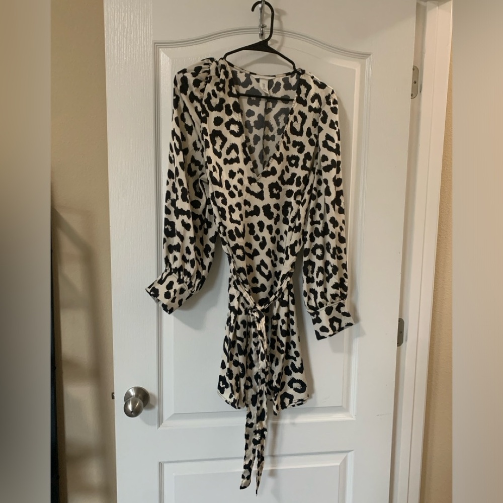 H&M animal print dress sz XL